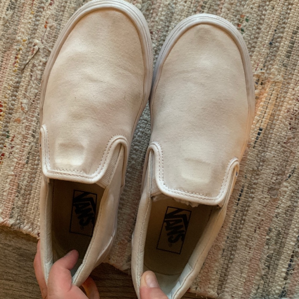 White vans (more white than picture)